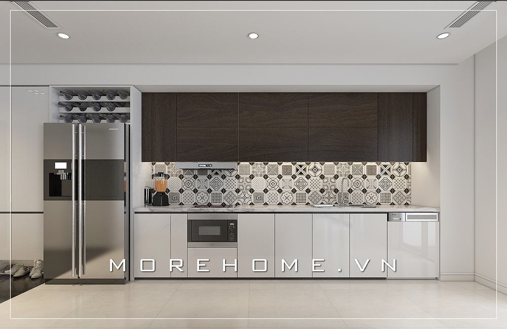  Ý tưởng thiết kế phòng bếp 10m2 cho không gian thông thoáng, tiện nghi